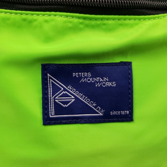UO peters mountain works fanny pack neon green bag - Picture 2 of 8